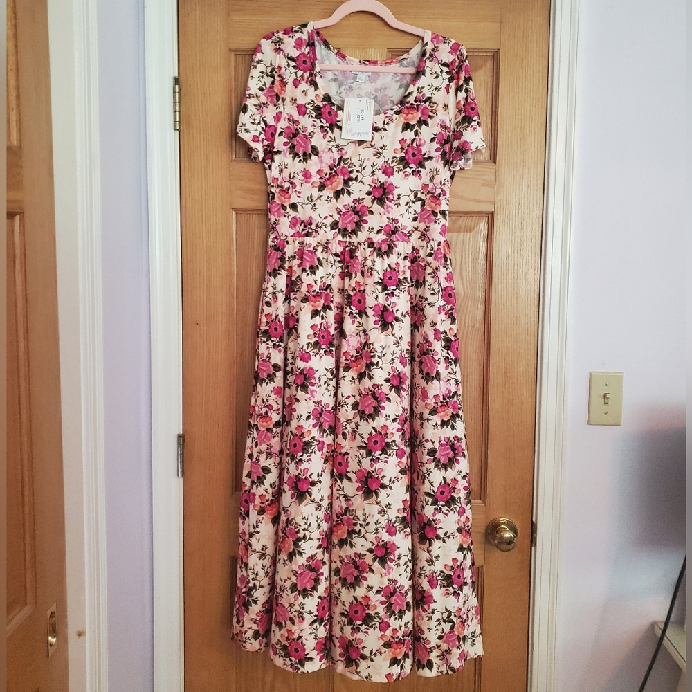 NWT Lularoe L Riley Dress